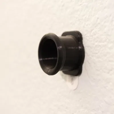 Giá treo tường đơn giản với băng dính Command