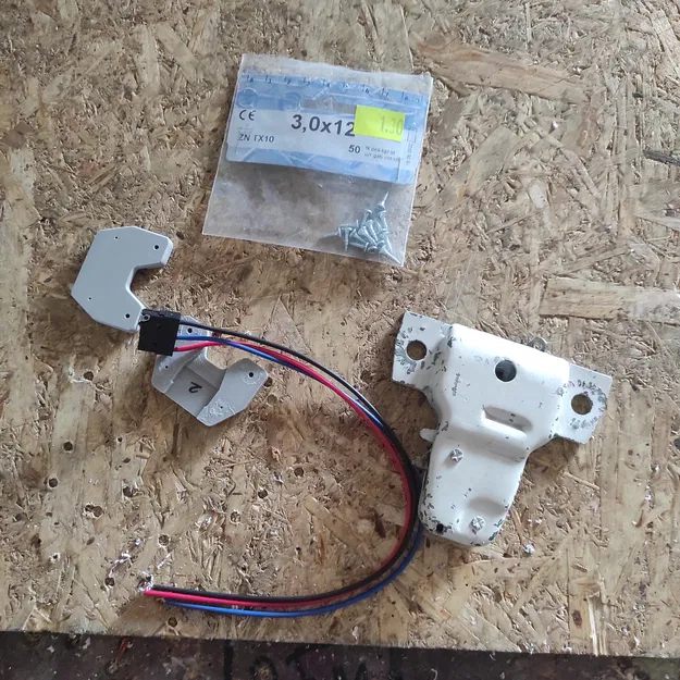 Cụm công tắc mở cốp xe Ford Mustang 1965 - Image 4