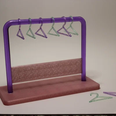 Giá đỡ bông tai nhiều phần kiểu giá treo quần áo