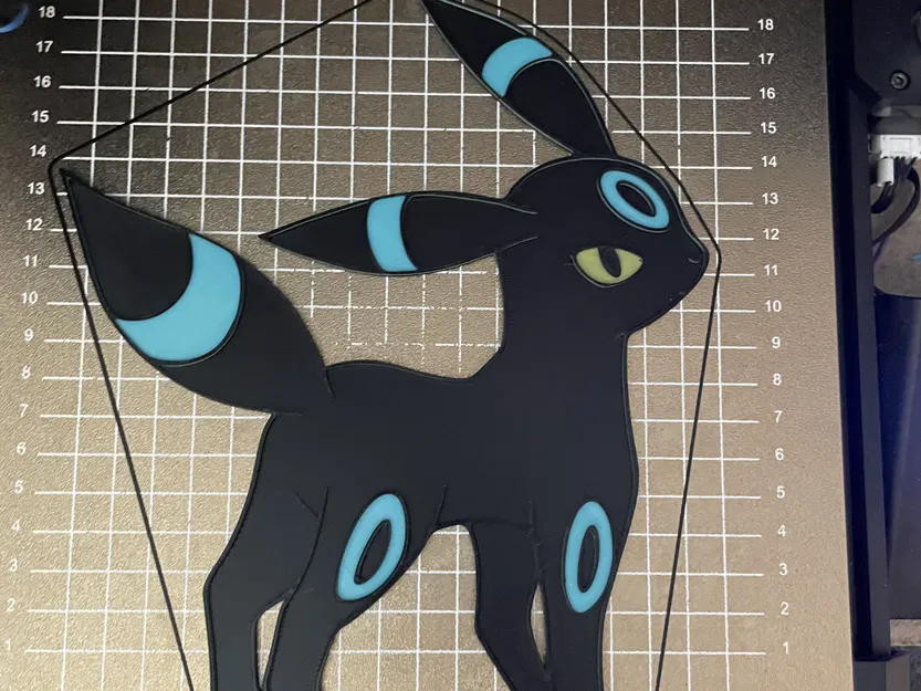 Umbreon 2D - Thân thiện với màu sắc thay đổi không có MMU hoặc... - Image 1