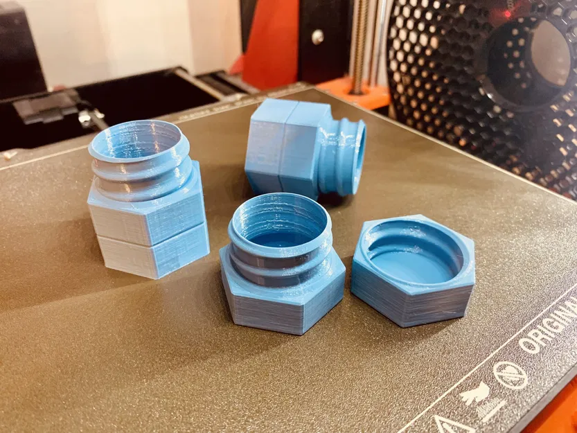 Hộp chứa có ren có thể xếp chồng đa năng - Image 1