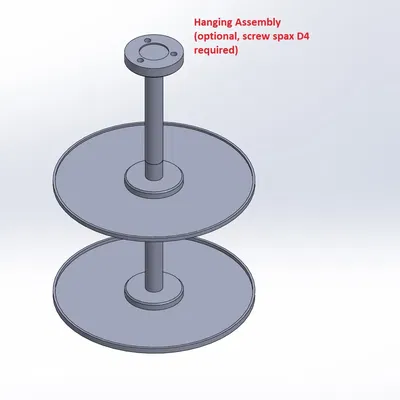 Giá đỡ gia vị xoay 3D cho tổ chức gia vị