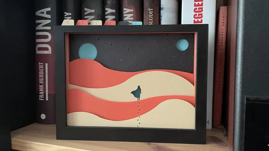 Hộp bóng nghệ thuật từ tiểu thuyết khoa học viễn tưởng DUNE - Image 1