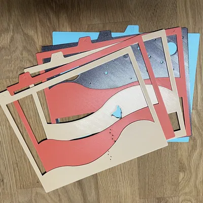 Hộp bóng nghệ thuật từ tiểu thuyết khoa học viễn tưởng DUNE