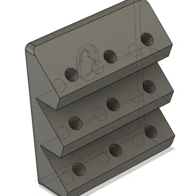 Giá đỡ mũi khoan router 1/4" tiện lợi và gọn gàng