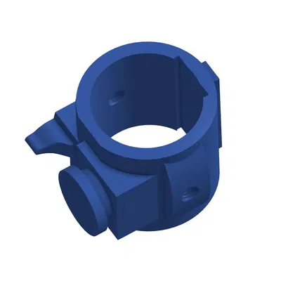 Gắn đèn pin thẳng đứng cho mũ bảo hiểm Gallet