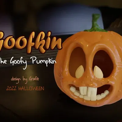 Quả bí ngô ngộ nghĩnh Goofkin dễ thương