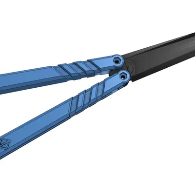 Dao bướm với biểu tượng Berserk và lưỡi Dragonslayer