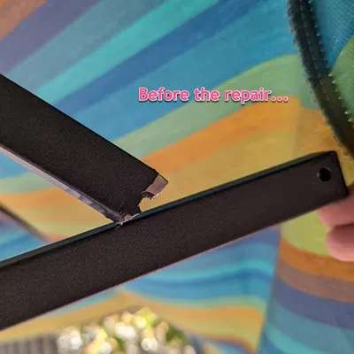 Sửa chữa xương đỡ ô dù Treasure Garden bằng nhôm