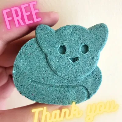 Khuôn làm bom tắm hình mèo lai