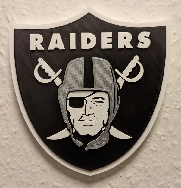 Biểu tượng NFL Raiders với thiết kế giá đỡ độc đáo - Image 1