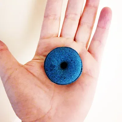 Khuôn làm bom tắm mini hình donut ba mảnh dễ thương