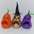 Đèn bí ngô hình quả lê đáng sợ cho Halloween - Thumbnail 1