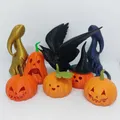 Đèn bí ngô hình quả lê đáng sợ cho Halloween - Thumbnail 2