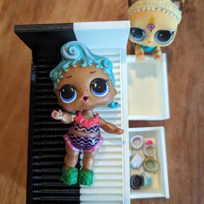 Bộ đồ nội thất phòng ngủ MALM cho búp bê