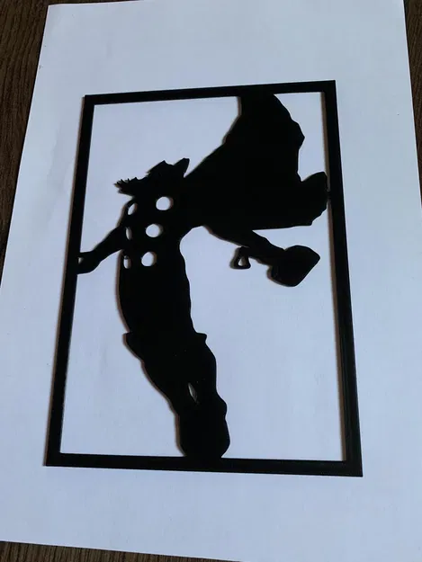 Mô hình Thor 2 treo tường phong cách Avengers - Image 1