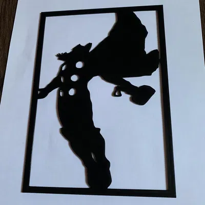 Mô hình Thor 2 treo tường phong cách Avengers