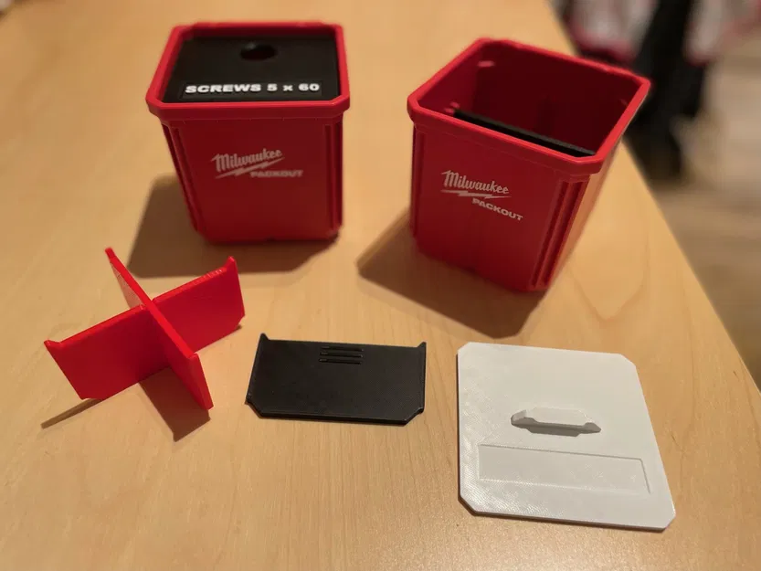 Các ngăn chia và nắp cho hộp Milwaukee Packout - Image 1