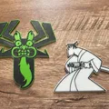 Nam Samurai Jack với nam châm 8x3mm - Thumbnail 2