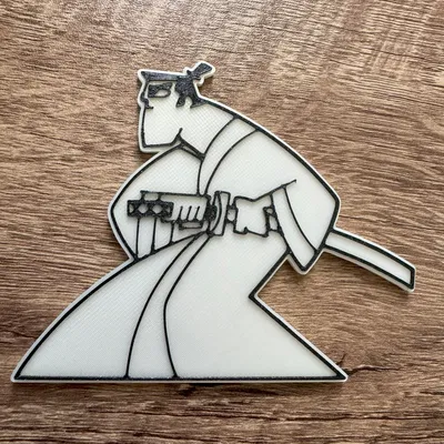 Nam Samurai Jack với nam châm 8x3mm