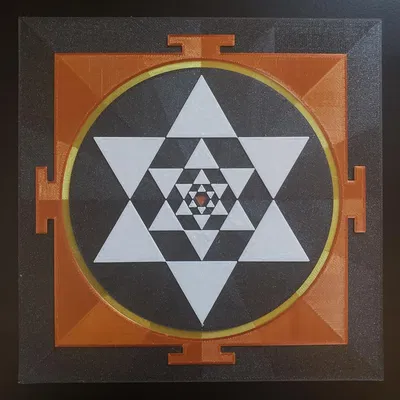 Mandala đa sắc cho thiền Trataka