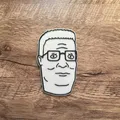 Nam chính Hank trong King of the Hill với nam châm 8x3mm - Thumbnail 1