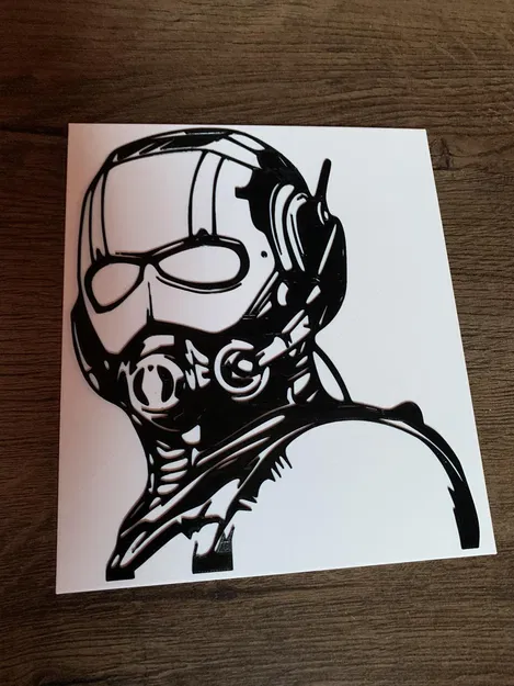 Nhân vật Antman treo tường phong cách Marvel - Image 1