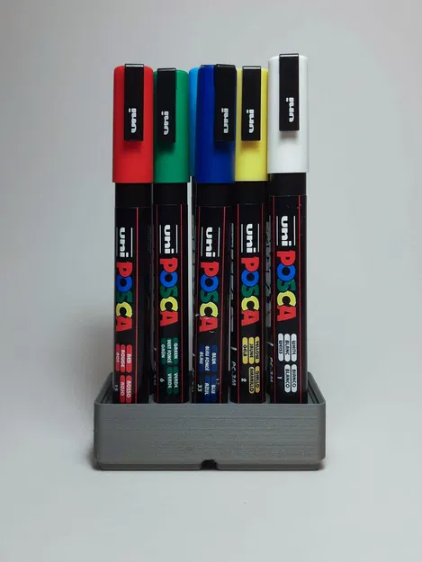 Hộp Gridfinity cho 8 bút Posco 3M - Image 1