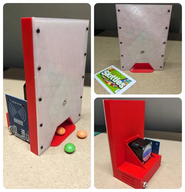 Máy phân phối kẹo RFID điều chỉnh lượng tiêu thụ kẹo - Image 1