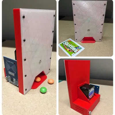 Máy phân phối kẹo RFID điều chỉnh lượng tiêu thụ kẹo