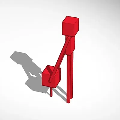 Nhân vật Enderman cầm khối trong Minecraft