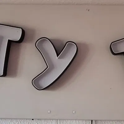 Bảng chữ cái LED từ A đến Z