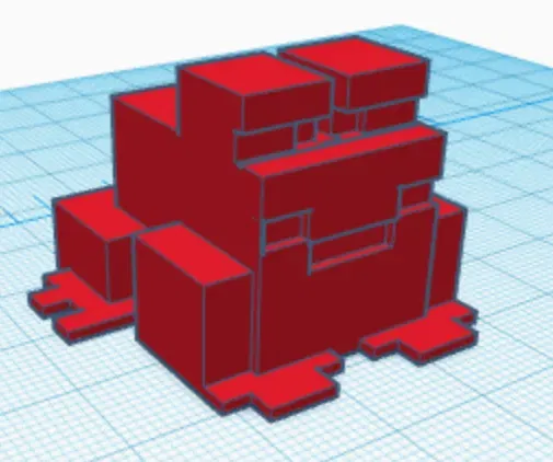 Ếch Minecraft dễ thương cho trò chơi giải trí - Image 2