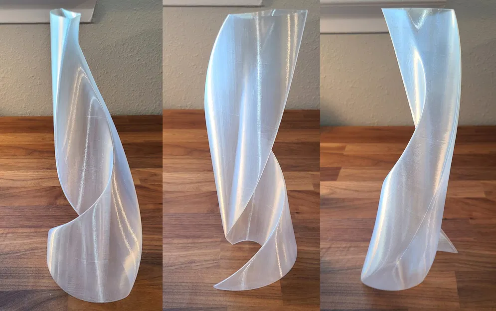 Bình hoa xoắn ốc với ba kích thước khác nhau - Image 2