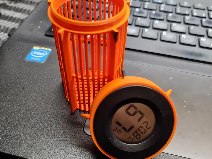 Bình chứa Sikagel cho hộp filament 1kg với độ ẩm kế - Image 2