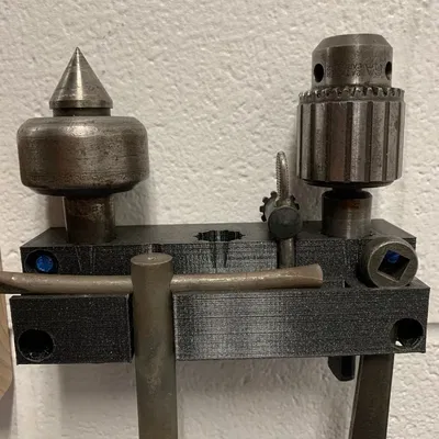 Giá đỡ trung tâm và chấu cho máy tiện Clausing 1960