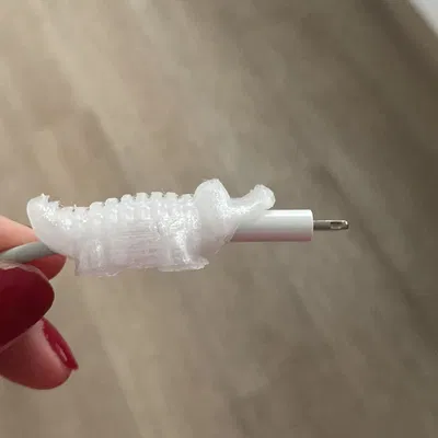 Bảo vệ cáp USB-C hình cá sấu dễ thương
