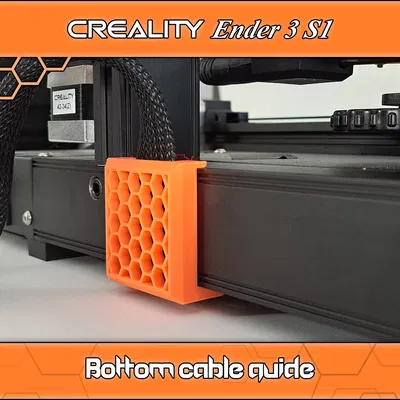 Hướng dẫn cáp dưới cho máy in 3D Ender 3 S1