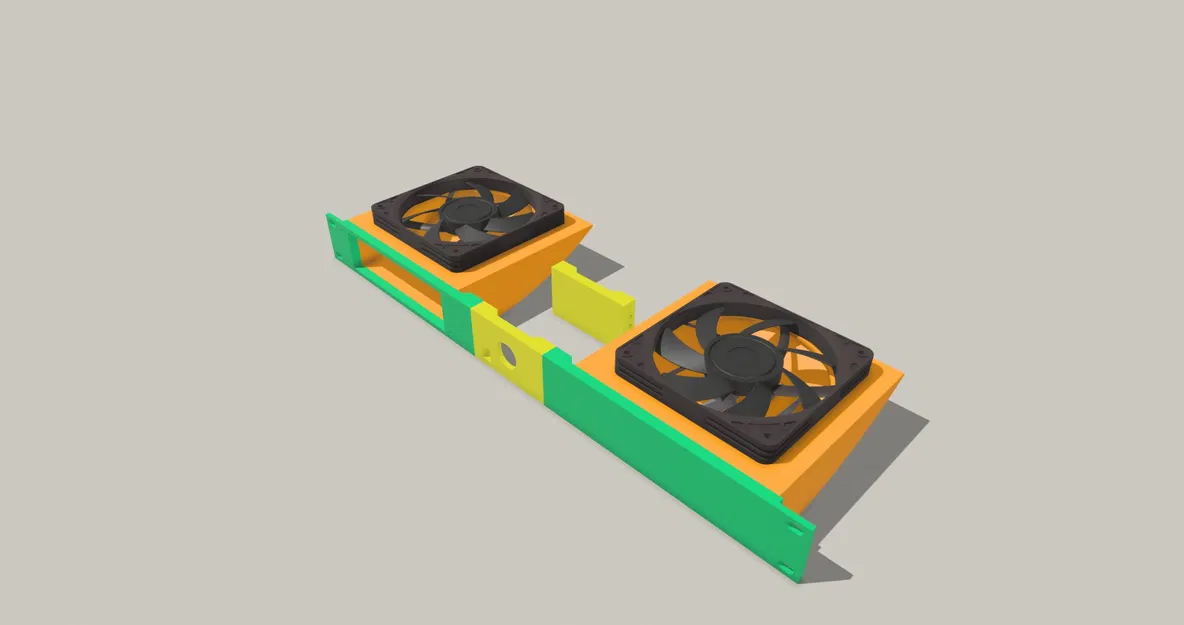 Giá đỡ quạt làm mát 1U V3 cho tủ mạng gia đình - Image 1