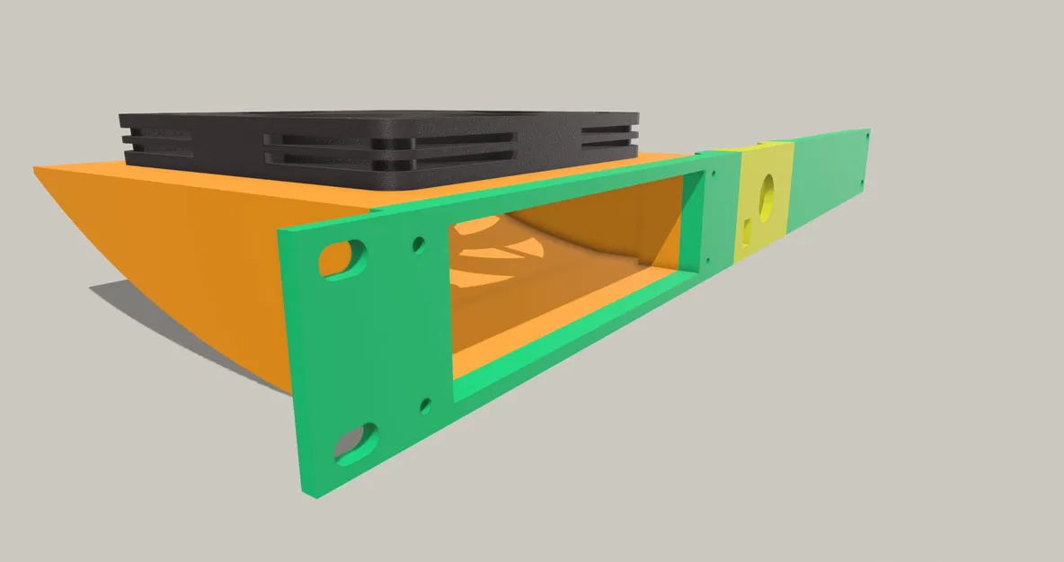 Giá đỡ quạt làm mát 1U V3 cho tủ mạng gia đình - Image 3