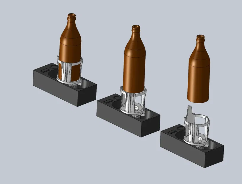 Giá đỡ chai bia cơ bản cho Skoda Octavia II và tương tự - Image 1