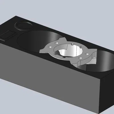 Giá đỡ chai bia cơ bản cho Skoda Octavia II và tương tự