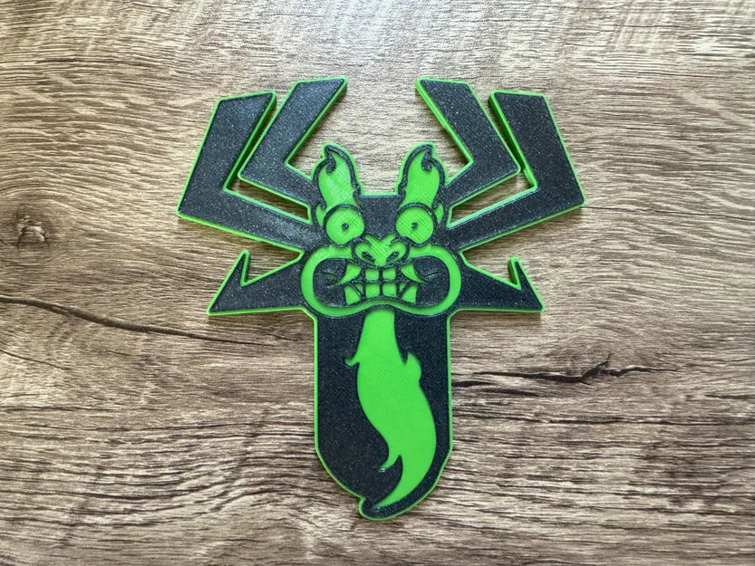 Nam châm Aku Samurai Jack kích thước 8x3mm - Image 1