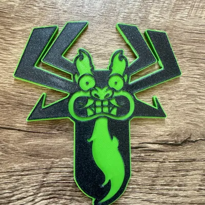 Nam châm Aku Samurai Jack kích thước 8x3mm