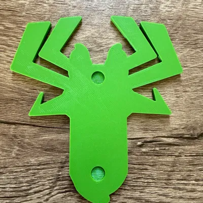 Nam châm Aku Samurai Jack kích thước 8x3mm