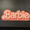 Trang trí bàn làm việc Barbie với biển tên cá nhân hóa - Thumbnail 1