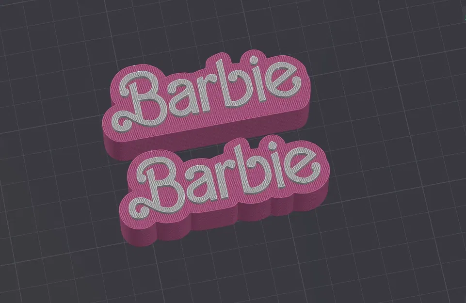 Trang trí bàn làm việc Barbie với biển tên cá nhân hóa - Image 4