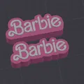 Trang trí bàn làm việc Barbie với biển tên cá nhân hóa - Thumbnail 4