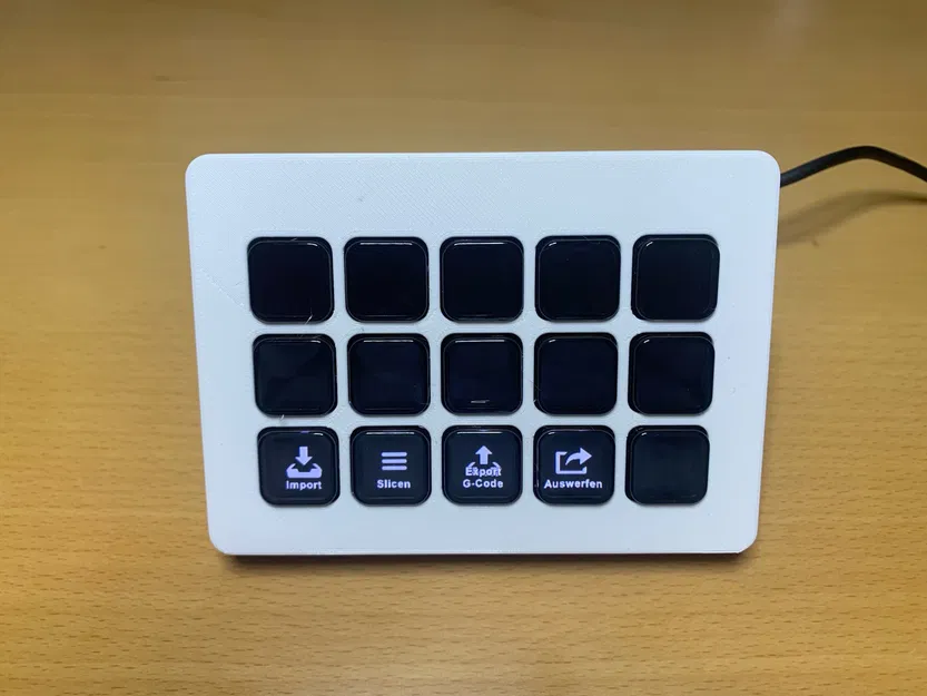 Mặt trước Elgato Stream Deck MK.2 cho việc in 3D - Image 1