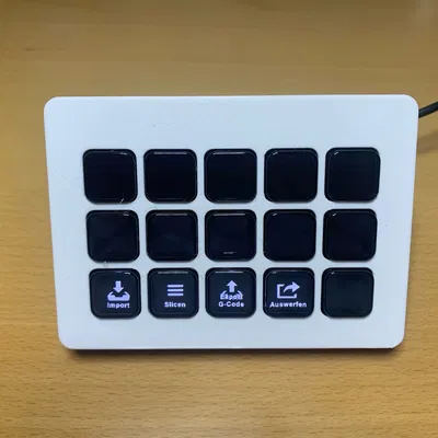 Mặt trước Elgato Stream Deck MK.2 cho việc in 3D